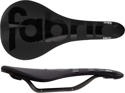 Fabric Scoop Flat Pro Team Road Bike Saddle - Black Black - 142mm Wide, Black Black